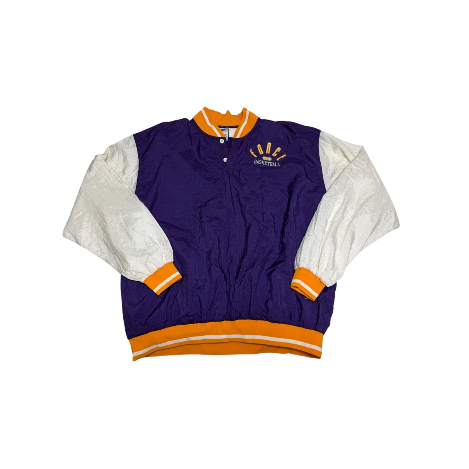 Rare Deadstock Vintage 90s Nike Force Basketball Bomber Jacket Xxlt 2xlt Lakers